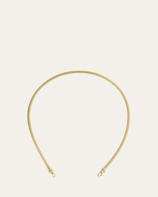 14K Yellow Gold Rope Chain Necklace, 16.5"L
